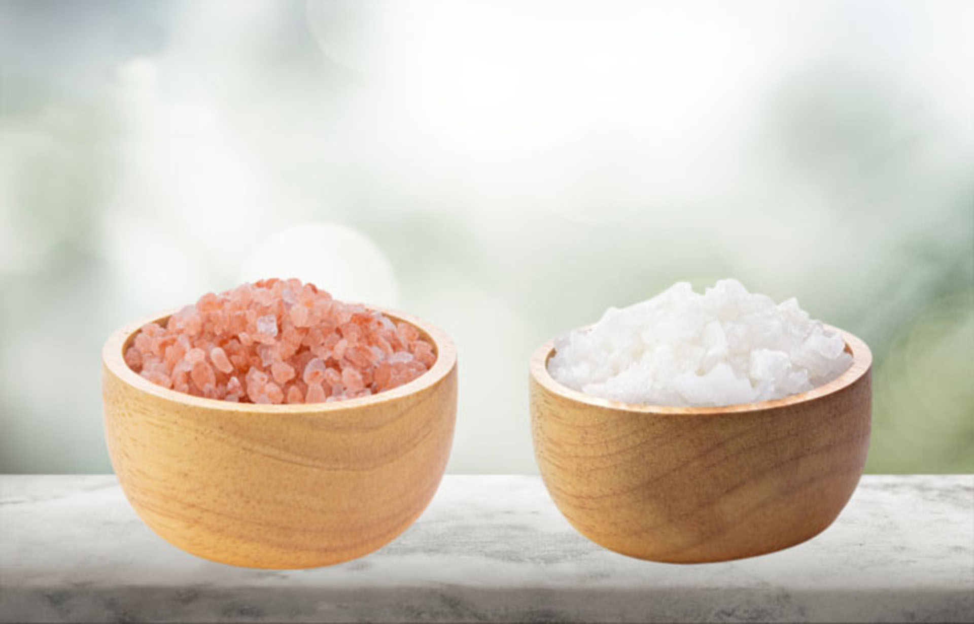 pink salt halite bowls